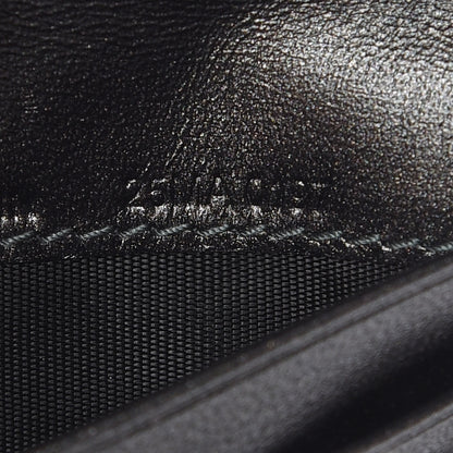 Christian Dior Metallic Grained Calfskin Cannage Lady Dior French Wallet Gunmetal 9 of 11