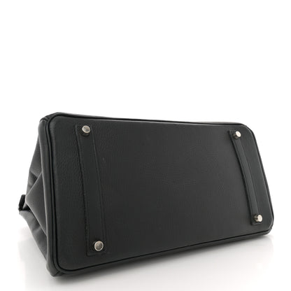 Hermes Taurillon Clemence Birkin 35 Black 4 of 15