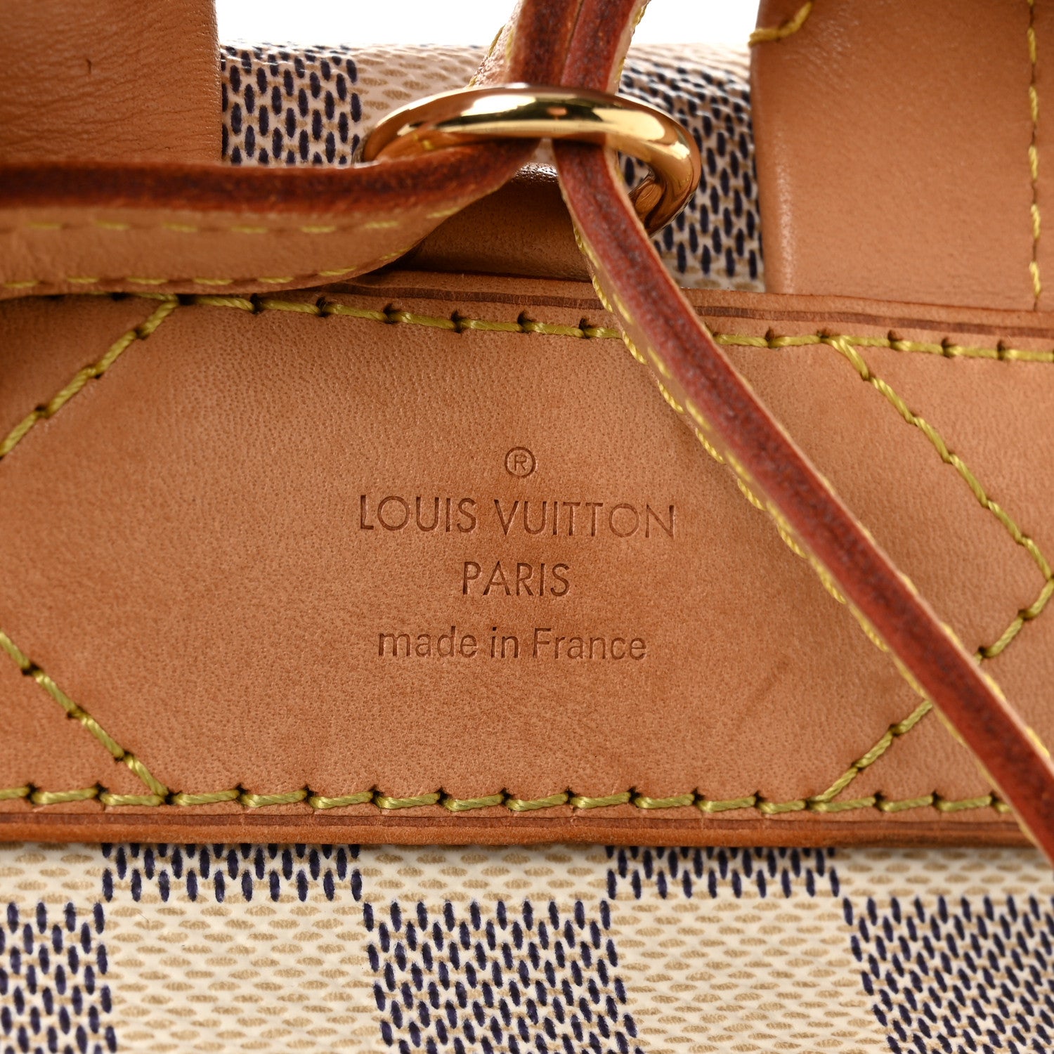 Louis Vuitton Damier Azur Sperone BB Backpack 6 of 9