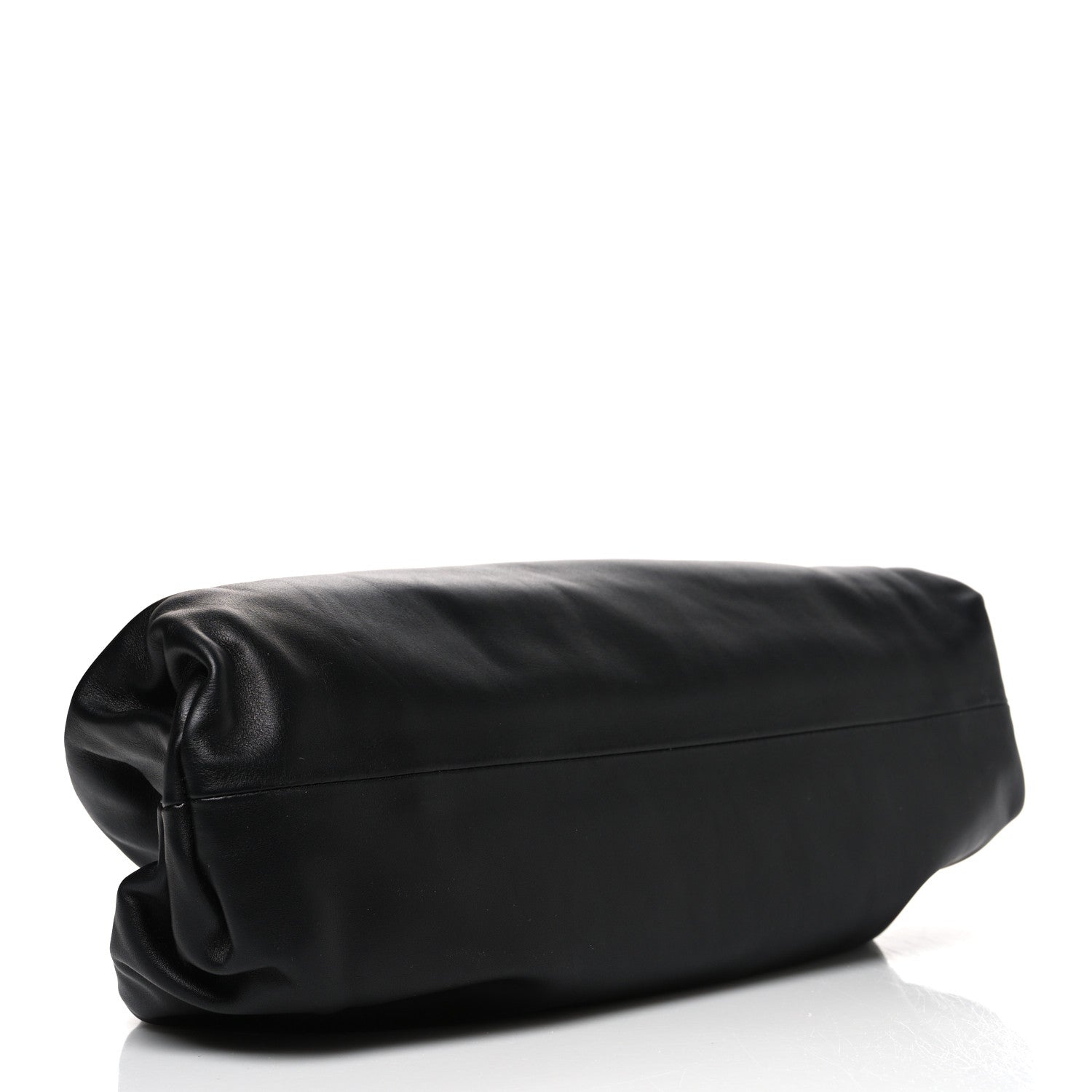 Bottega Veneta Smooth Butter Calf The Pouch Oversized Clutch Black 4 of 11