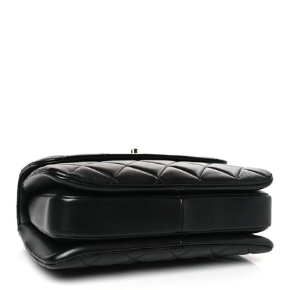 Chanel Lambskin Quilted Small Trendy CC Dual Handle Flap Bag Black 4 of 9