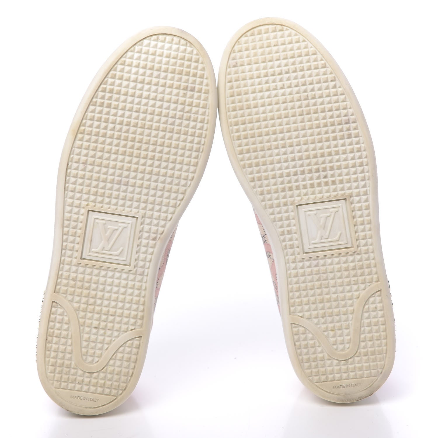 Louis Vuitton Damier Azur Tahitienne Bora Bora Sneakers 36 Rose Ballerine 5 of 9