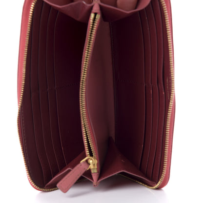 Burberry Trench Calfskin Zip Around Wallet Blossom Pink 5 of 9