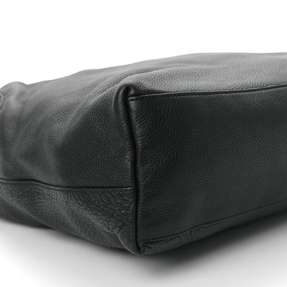 Gucci Pebbled Calfskin Twill Hobo Black 8 of 9