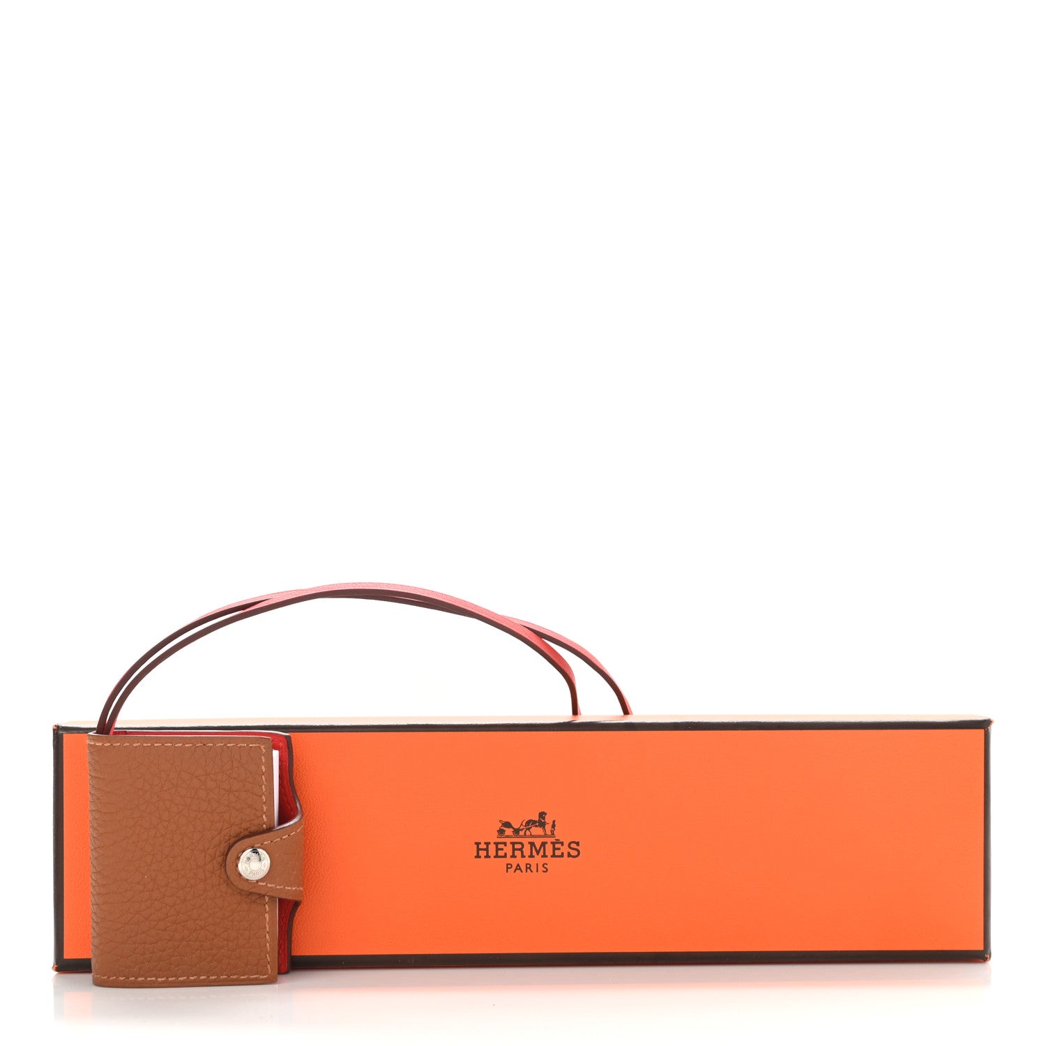 Hermes Togo Swift Nano Ulysse Bag Charm Gold Capucine 4 of 4