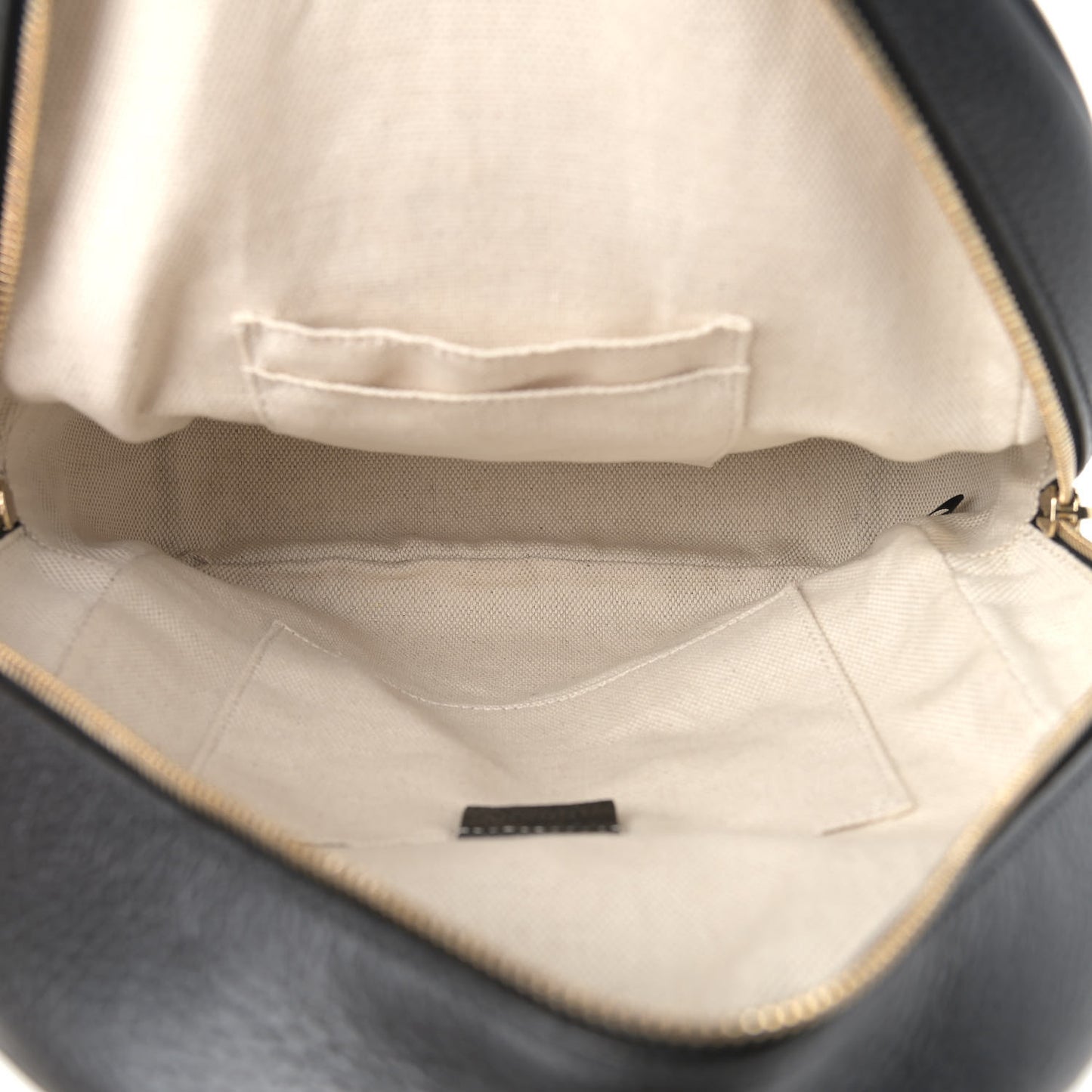 Pebbled Calfskin Soho Chain Backpack Black