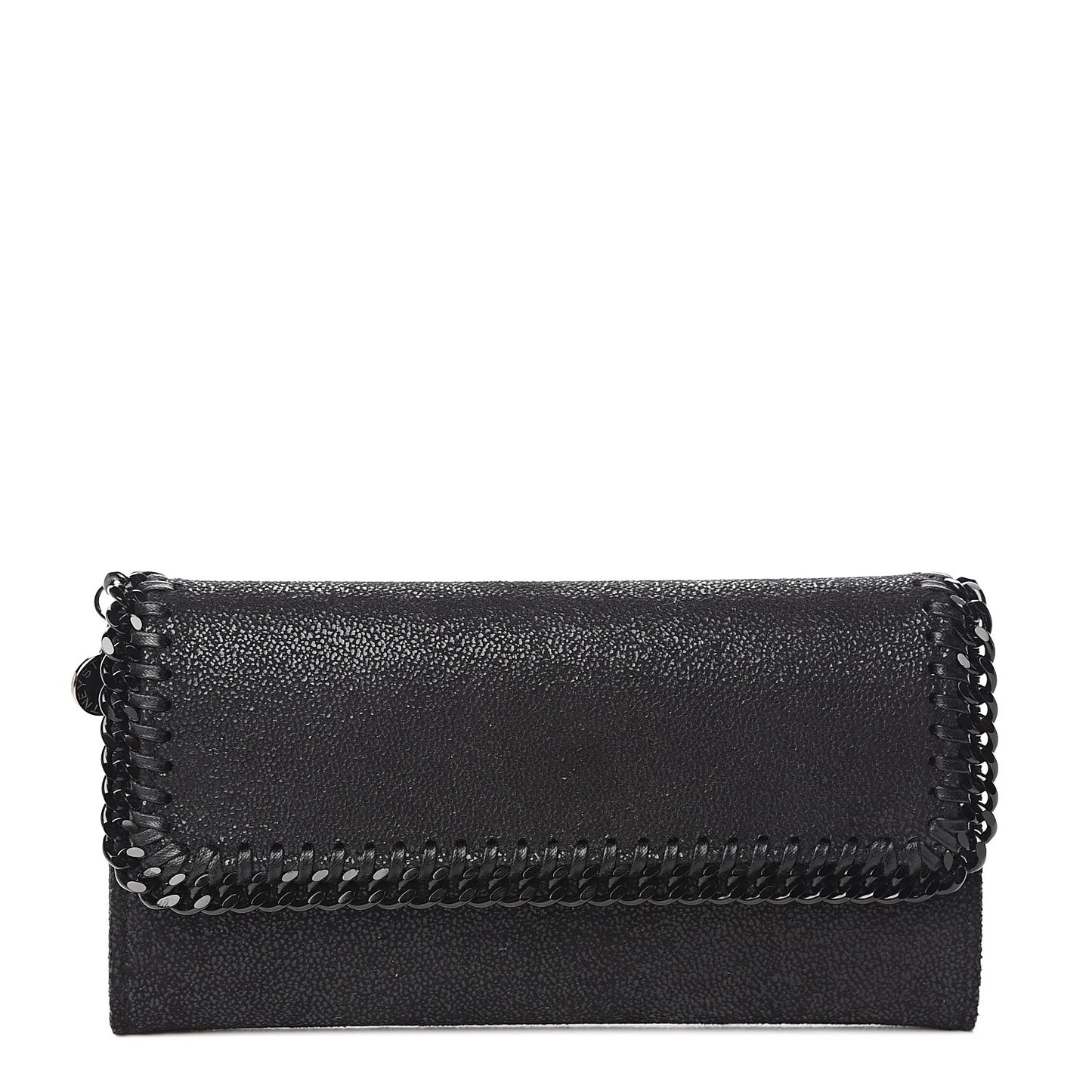 Shaggy Deer Falabella Flap Wallet Black