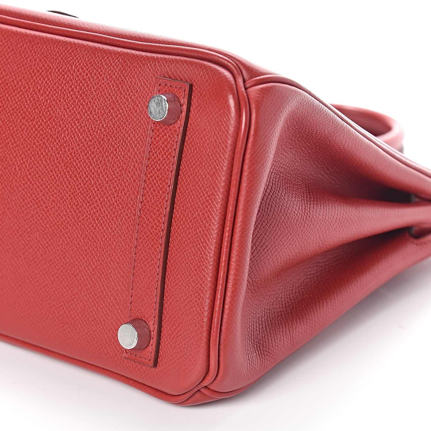 Hermes Epsom Birkin 25 Rouge Garance 10 of 10