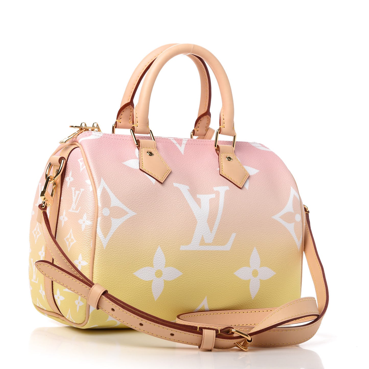 Monogram Giant By The Pool Speedy Bandouliere 25 Light Pink