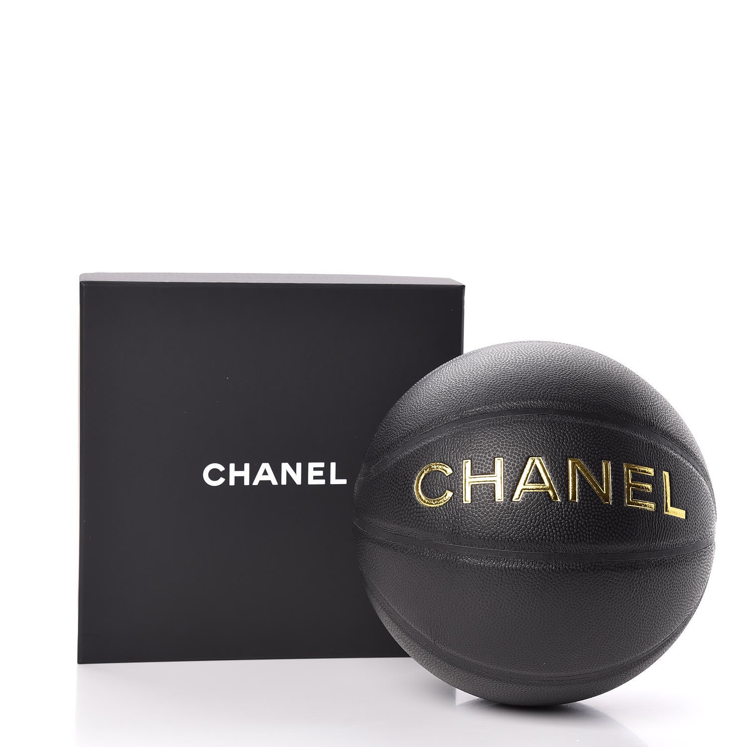 Chanel Lambskin Chain Net and Basketball Black Dark Gold 9 of 10