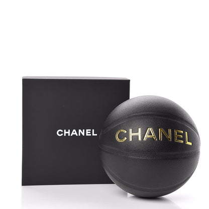 Chanel Lambskin Chain Net and Basketball Black Dark Gold 9 of 10