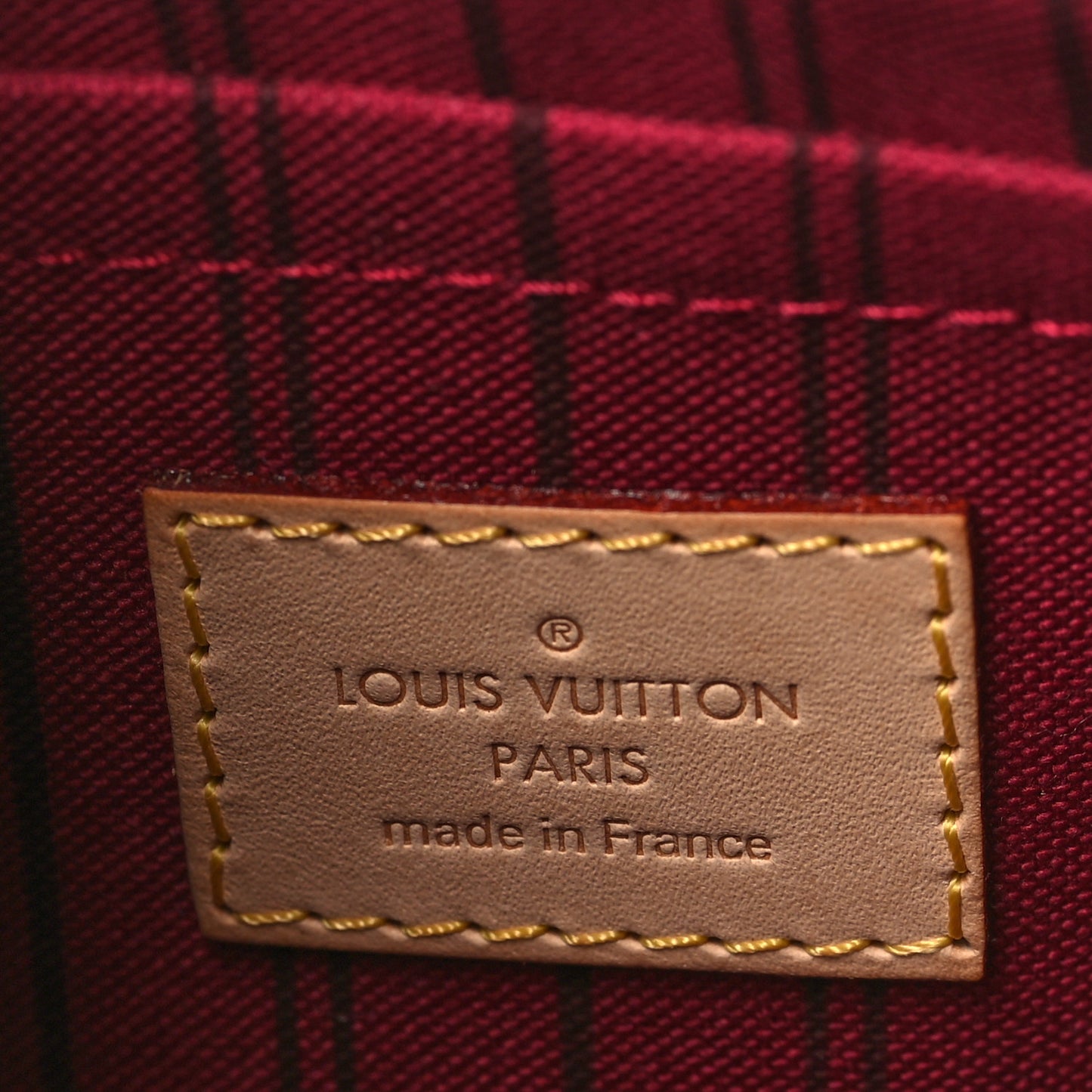 Monogram Neverfull PM Pochette Fuchsia