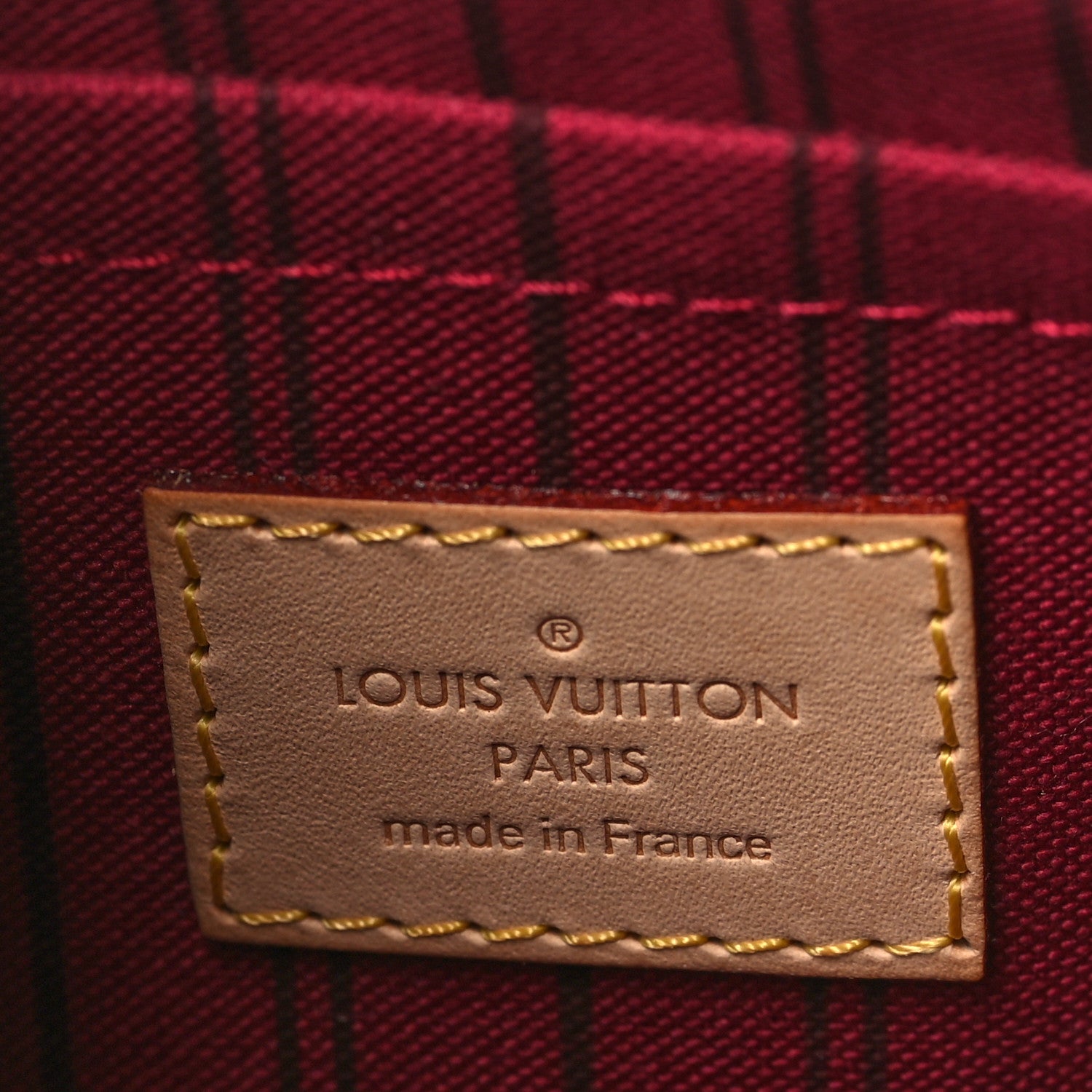 Louis Vuitton Monogram Neverfull PM Pochette Fuchsia 6 of 6