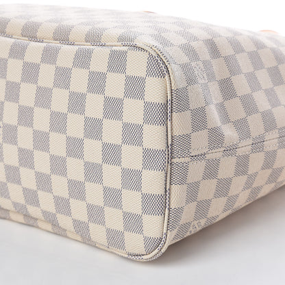 Louis Vuitton Damier Azur Neo Neverfull MM Rose Ballerine 10 of 10