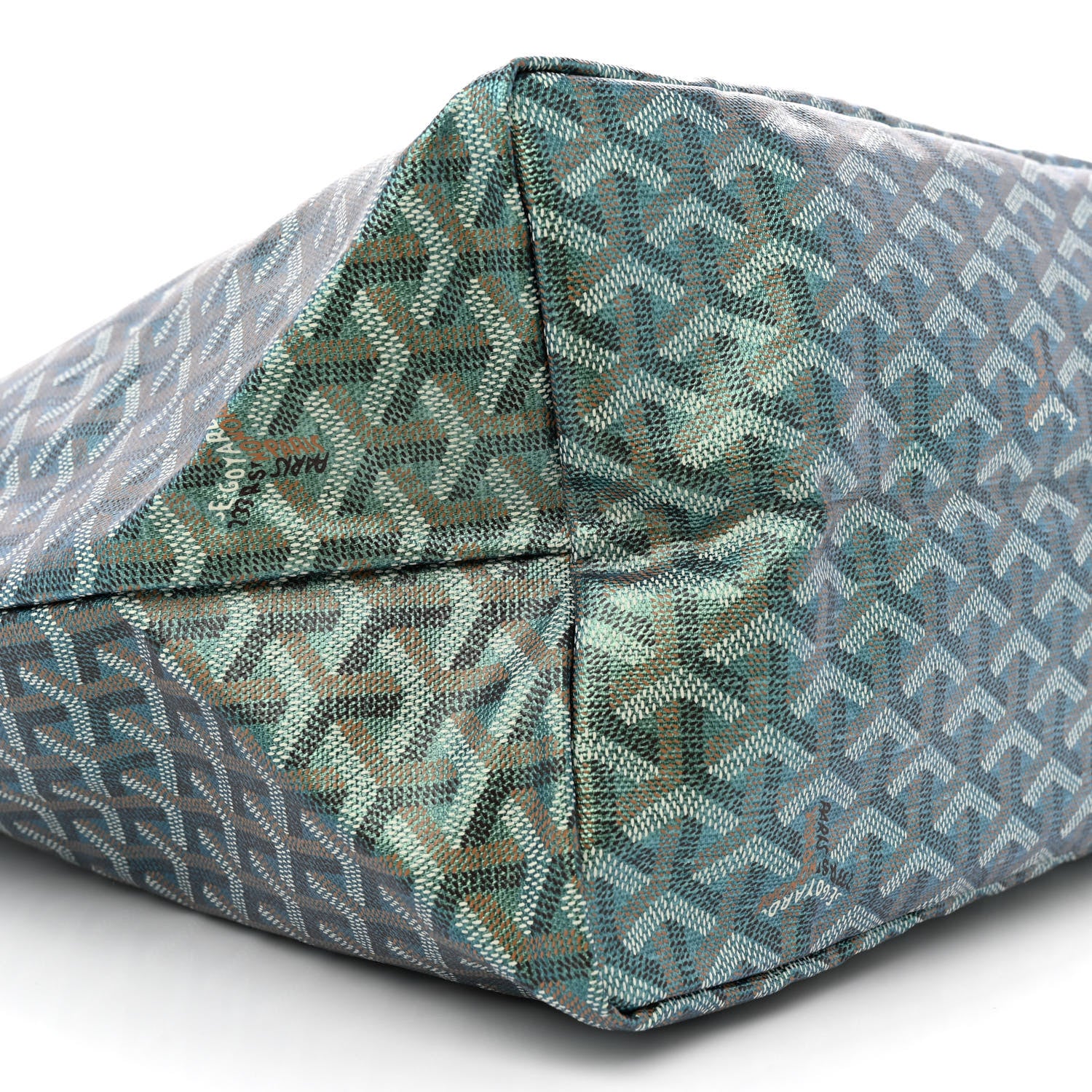 Goyard Iridescent Goyardine Saint Louis GM Pearly Green 9 of 11