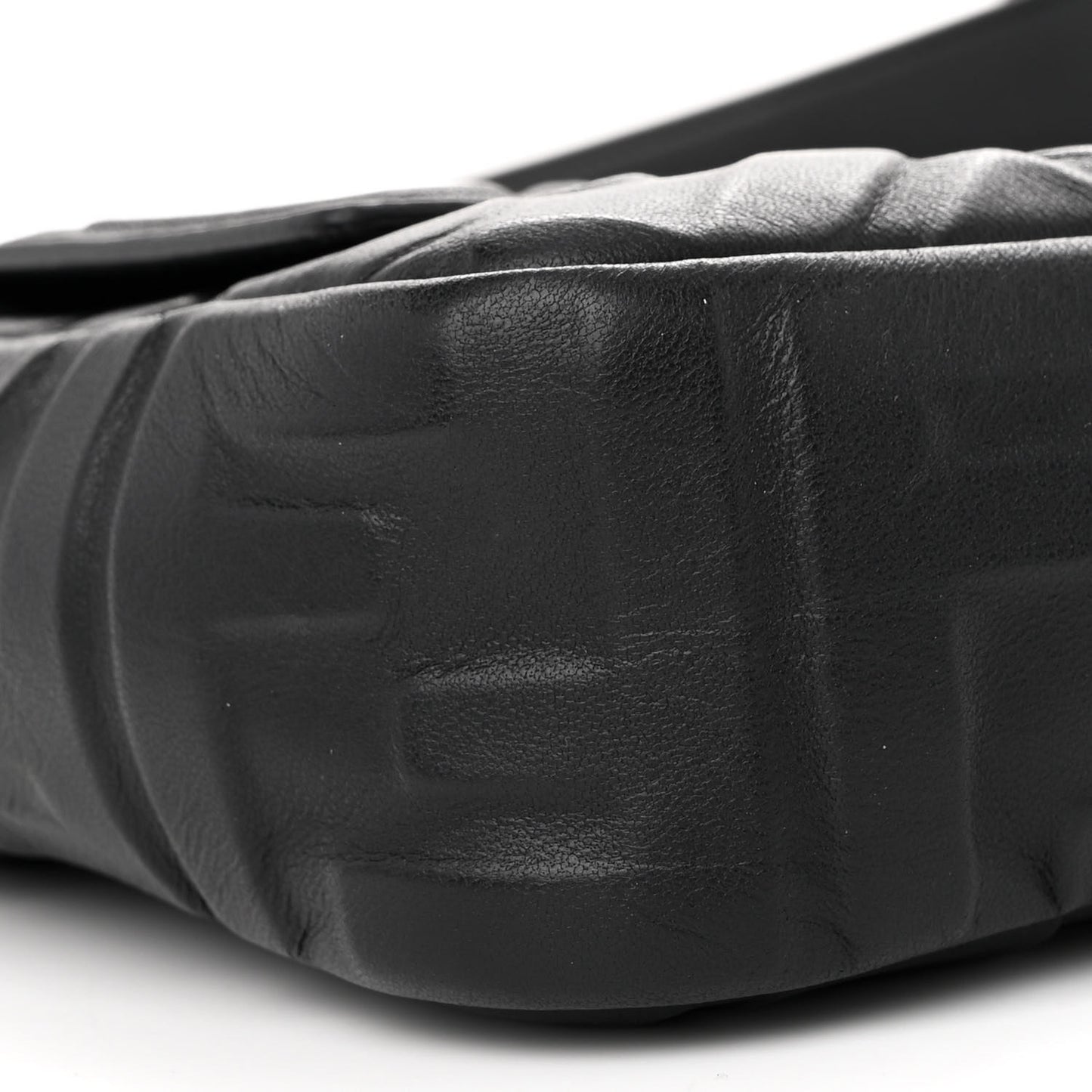 Nappa FF 1974 Embossed Baguette Black
