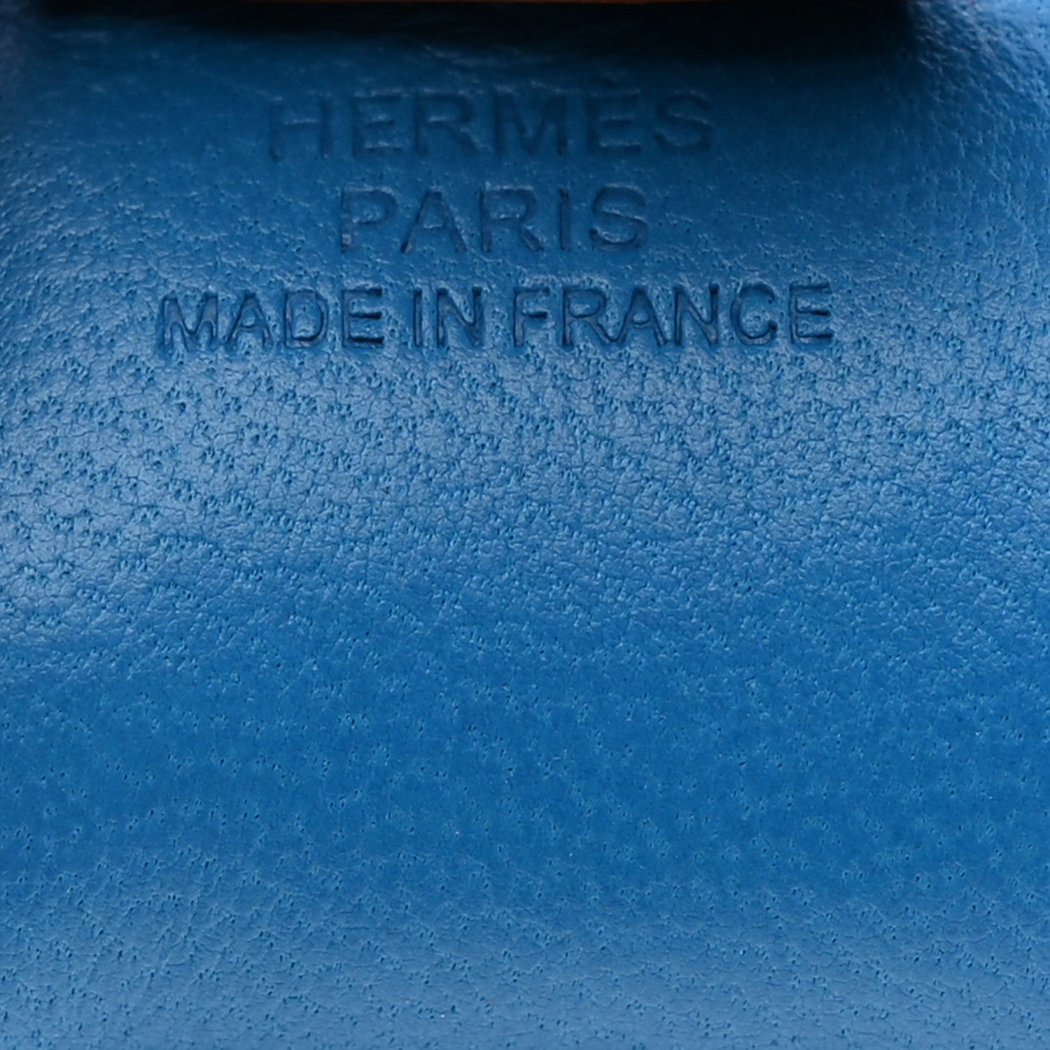 Hermes Milo Lambskin Grigri Rodeo Horse Bag Charm PM Blue Zanzibar 3 of 5