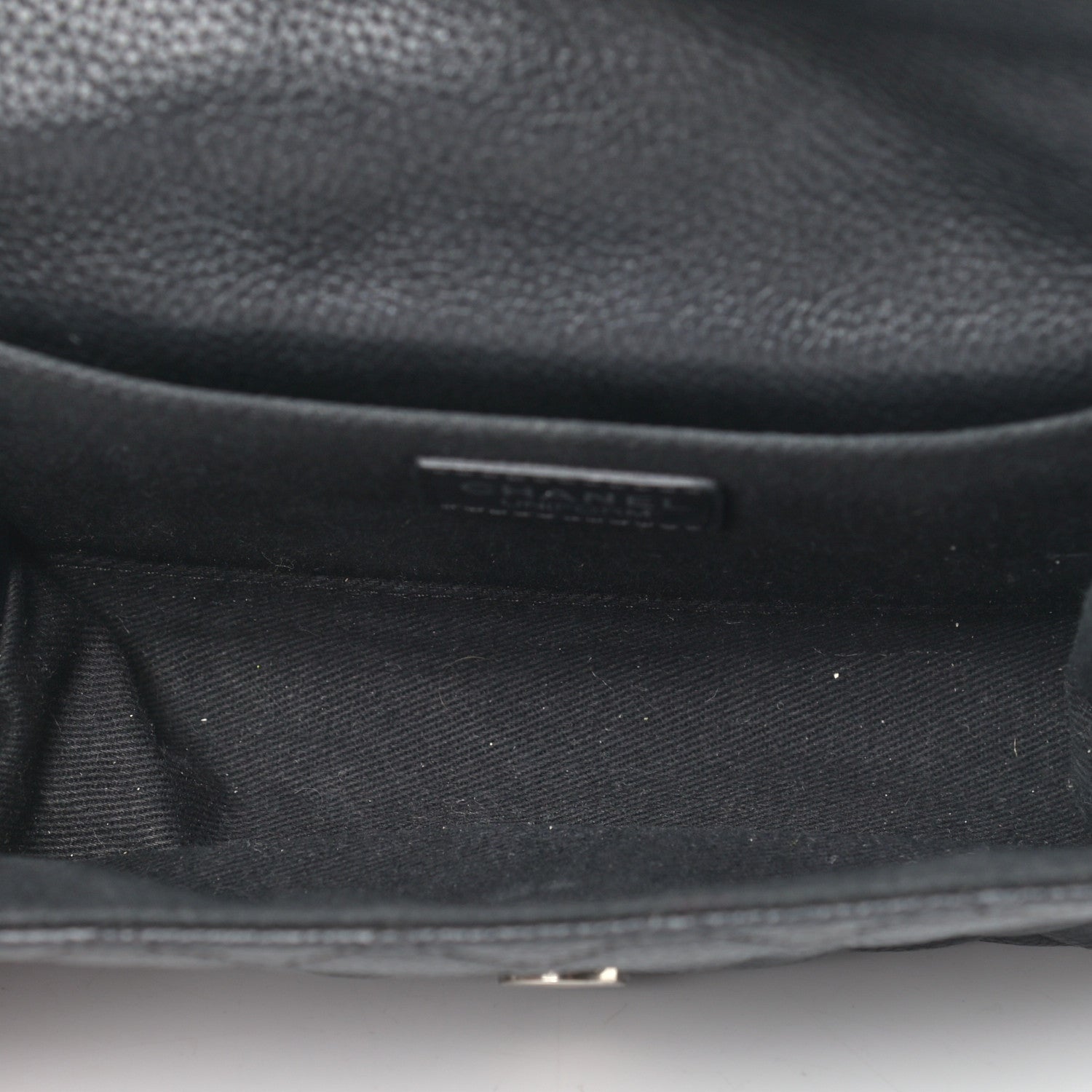 Chanel Grained Calfskin Quilted 2.55 Reissue Flap Belt Bag Clutch Black 5 of 12