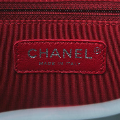 Chanel Aged Calfskin Quilted Medium Gabrielle Hobo Navy Black 8 of 9