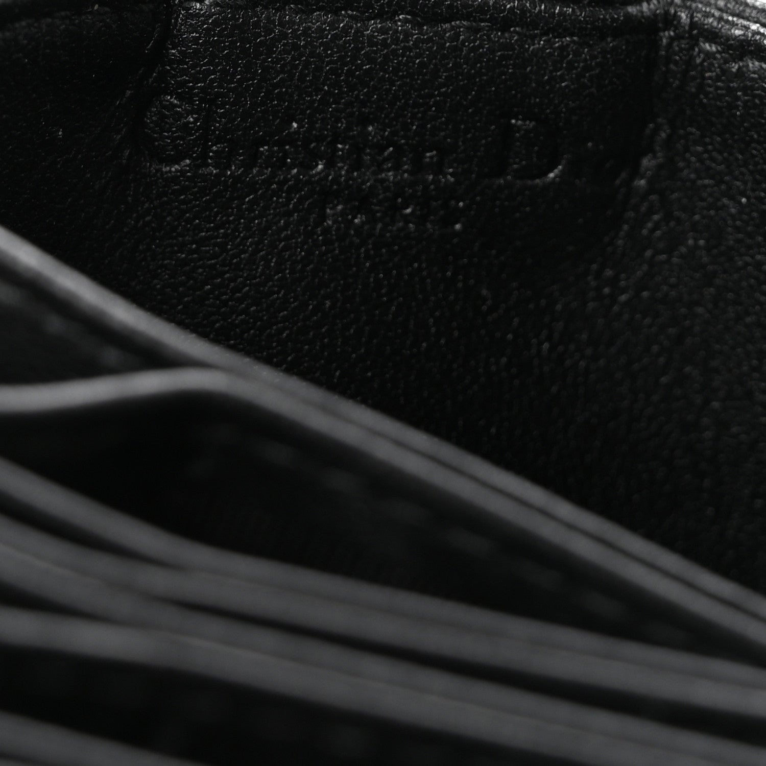 Christian Dior Lambskin Cannage Lady Dior Jasmine 5-Gusset Card Holder Black 6 of 7