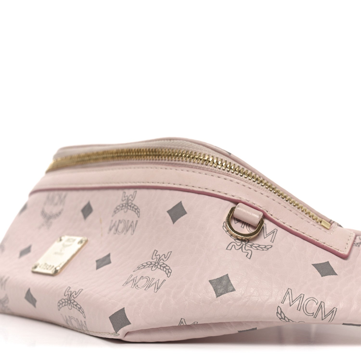 MCM Visetos Small Fusten Belt Bag Powder Pink 8 of 8