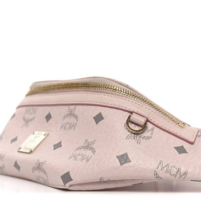 MCM Visetos Small Fusten Belt Bag Powder Pink 8 of 8