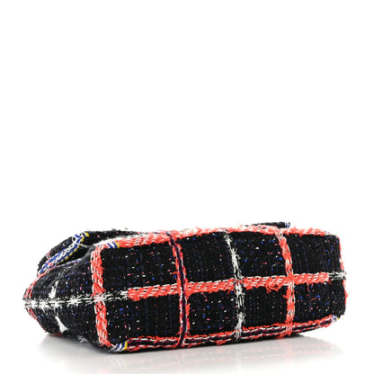 Chanel Tweed Quilted Medium Chanel 19 Flap Black Multicolor 4 of 10