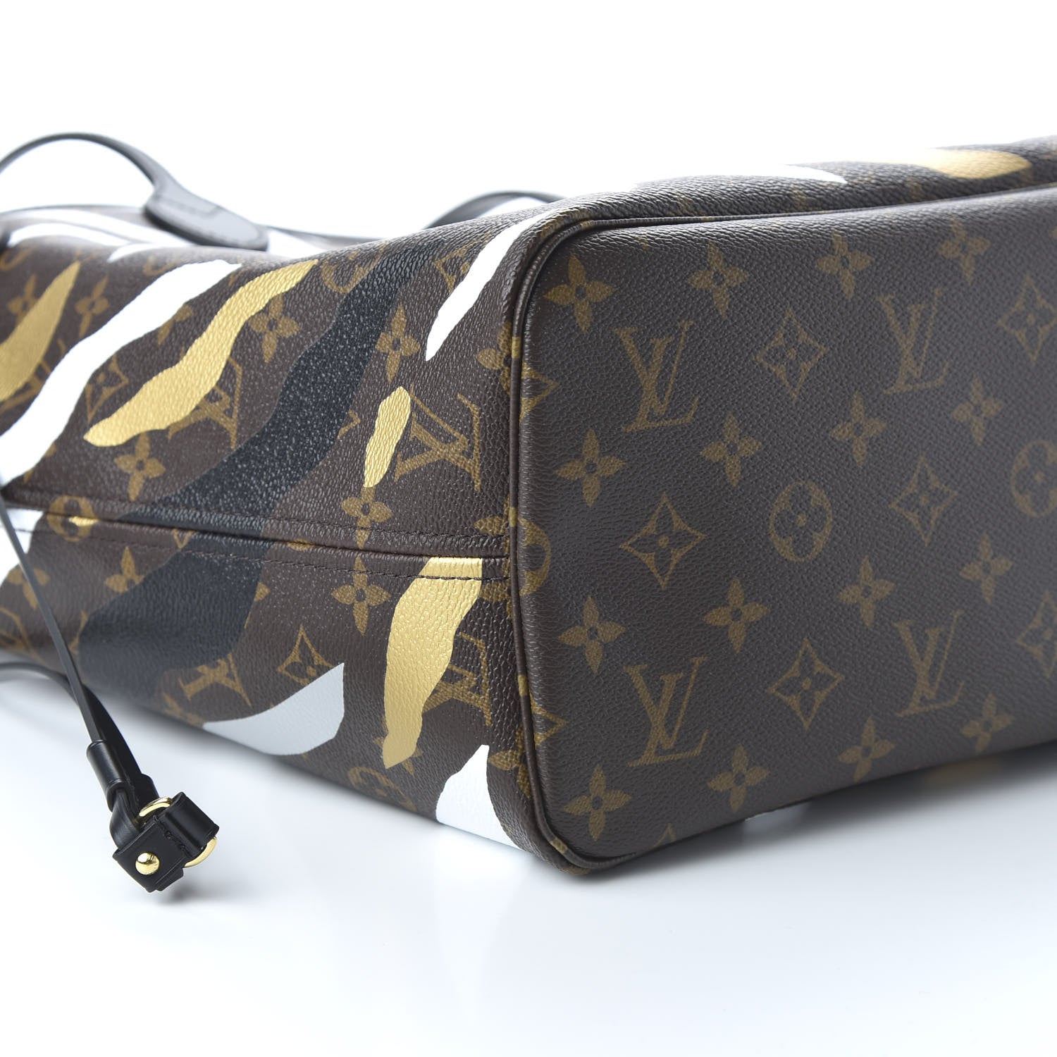 Louis Vuitton X LOL Monogram Neverfull MM Gold Silver 6 of 10