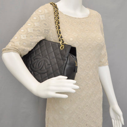 Chanel Caviar Quilted Petit Timeless Tote PTT Black 2 of 10