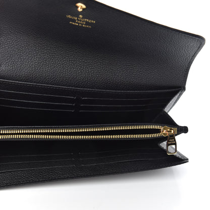Louis Vuitton Empreinte Sarah Wallet NM Black 5 of 6