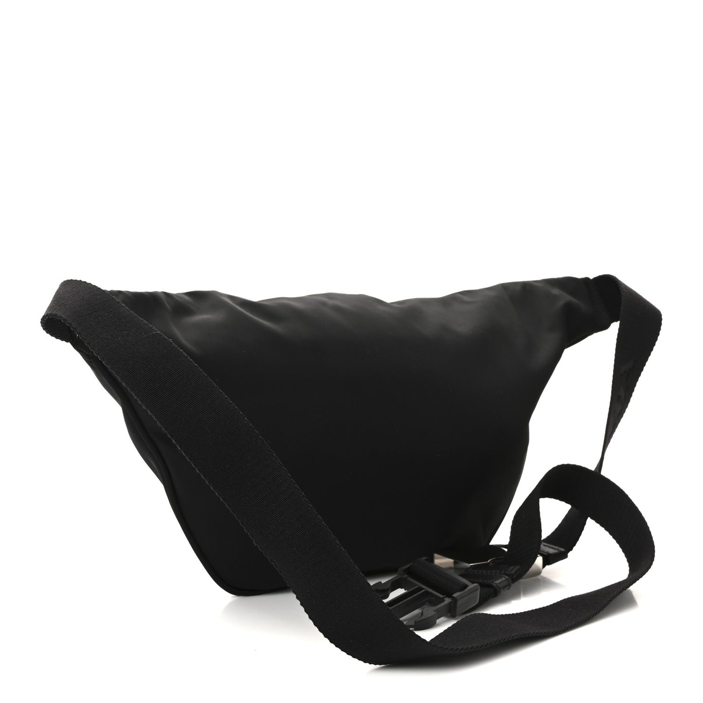Tessuto Re-Nylon Saffiano Belt Bag Black