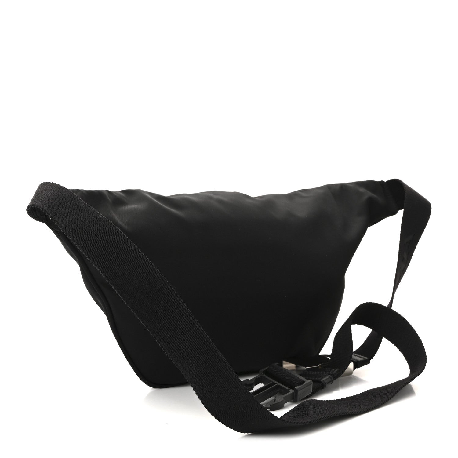 Prada Tessuto Re-Nylon Saffiano Belt Bag Black 3 of 9