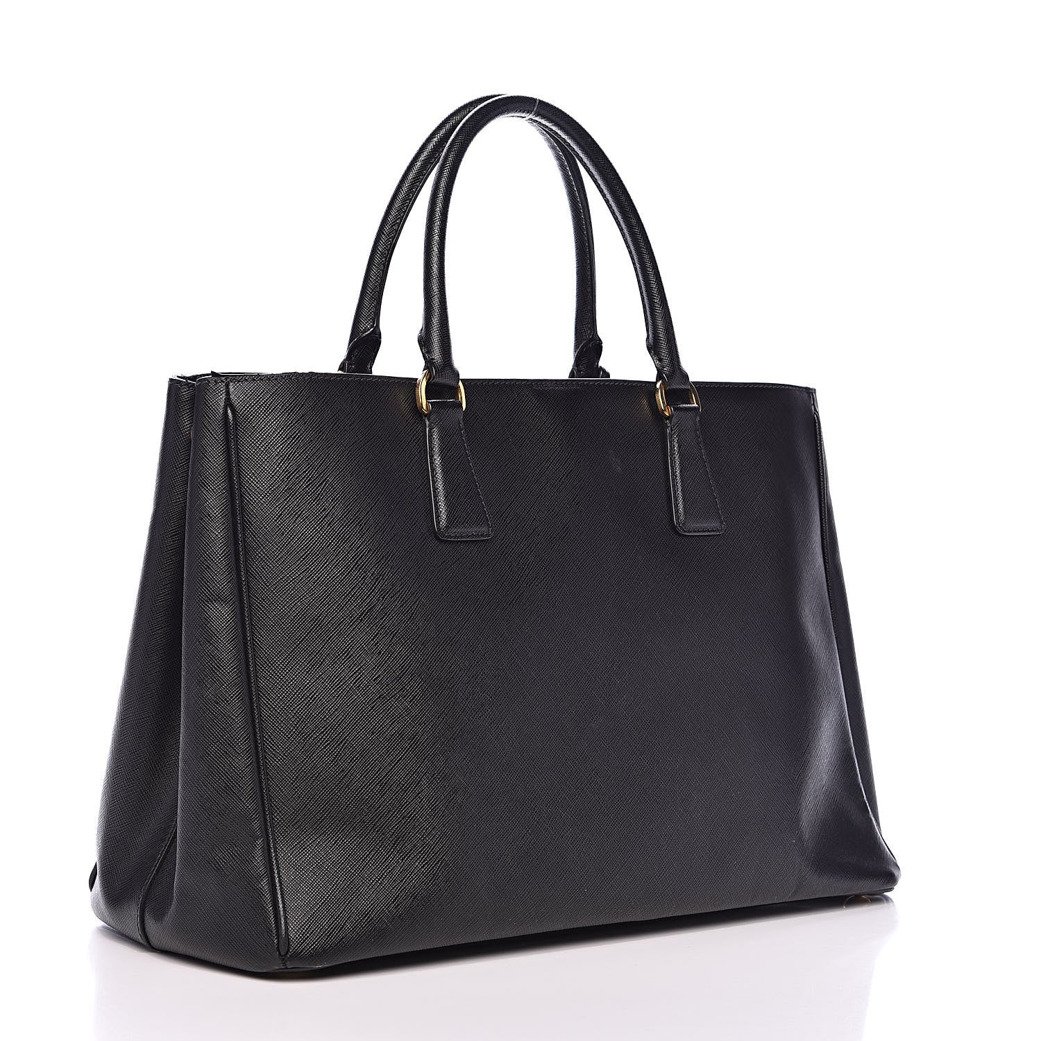 Prada Saffiano Lux Large Tote Black 3 of 15
