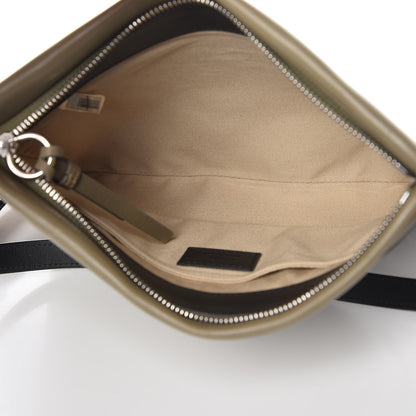 Chloe Smooth Calfskin Medium Roy Clutch Merino Grey 6 of 8