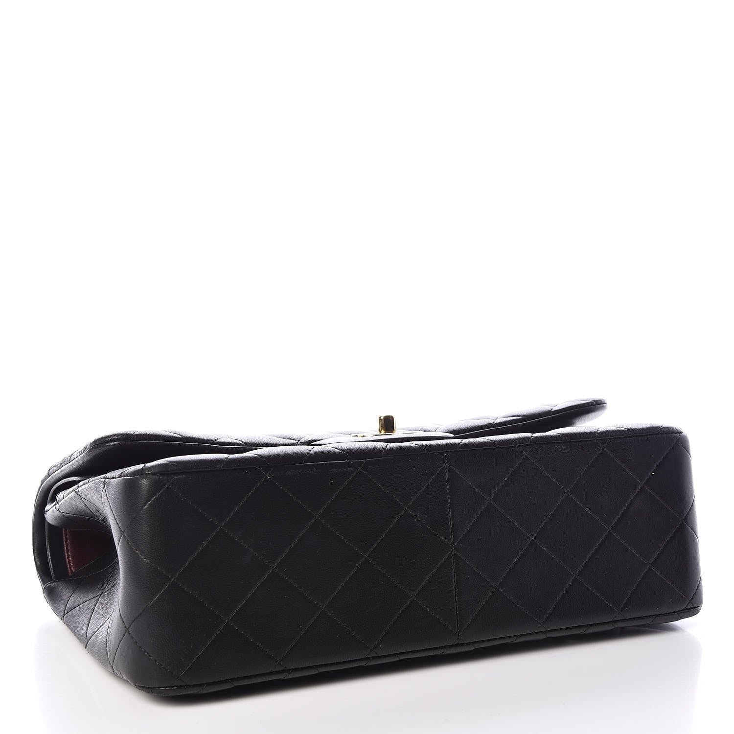 Chanel Lambskin Quilted Jumbo Double Flap Black 4 of 11