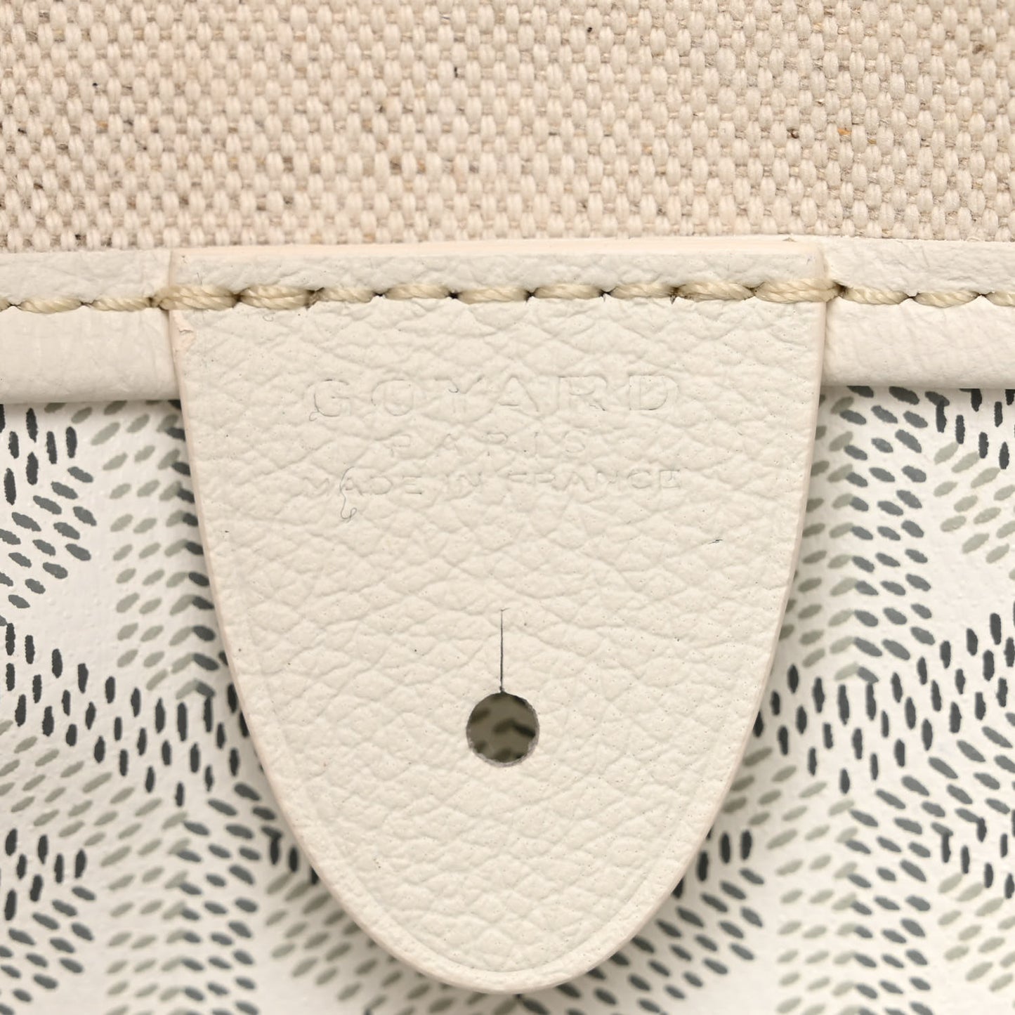 Goyardine Artois PM White