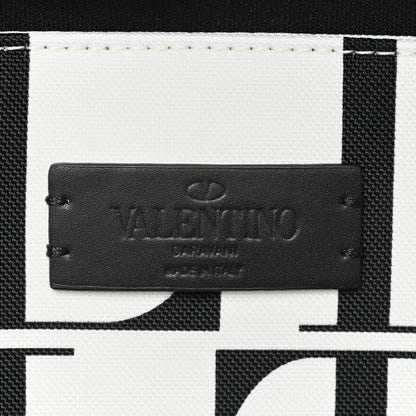 Valentino Garavani Nylon Mens VLTN Belt Bag White Black 6 of 12