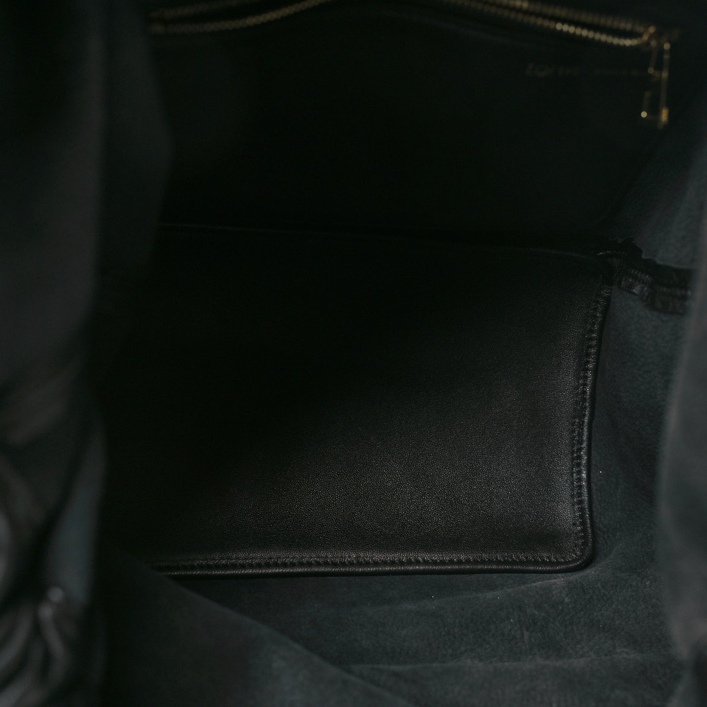 Nappa Medium Squeeze Bag Black