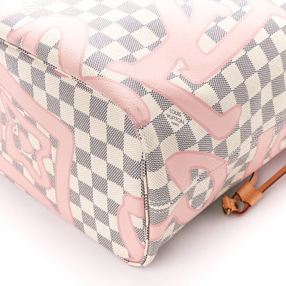 Louis Vuitton Damier Azur Tahitienne Neverfull MM 14 of 14