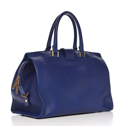 Saint Laurent Calfskin Medium Classic Y Cabas Navy 3 of 16