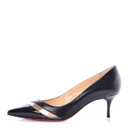 Christian Louboutin Nappa 17th Floor 55 Pumps 36.5 Black 1 of 8