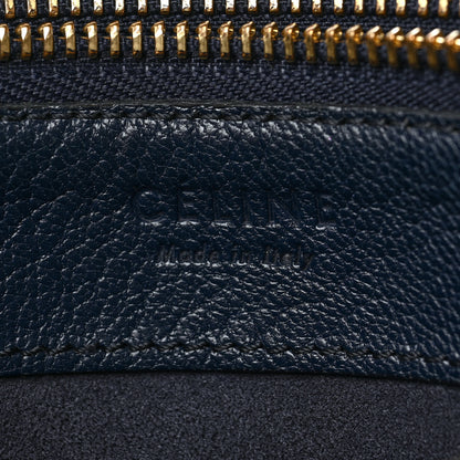 Celine Goatskin Large Trio Crossbody Bag Dark Blue 9 of 12