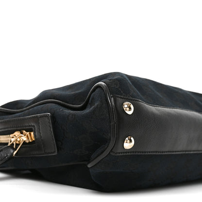 Gucci Monogram Medium New Britt Boston Black 9 of 10