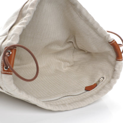 Hermes Canvas Barenia Fourbi 25 MM Pouch Naturel Fauve 5 of 8