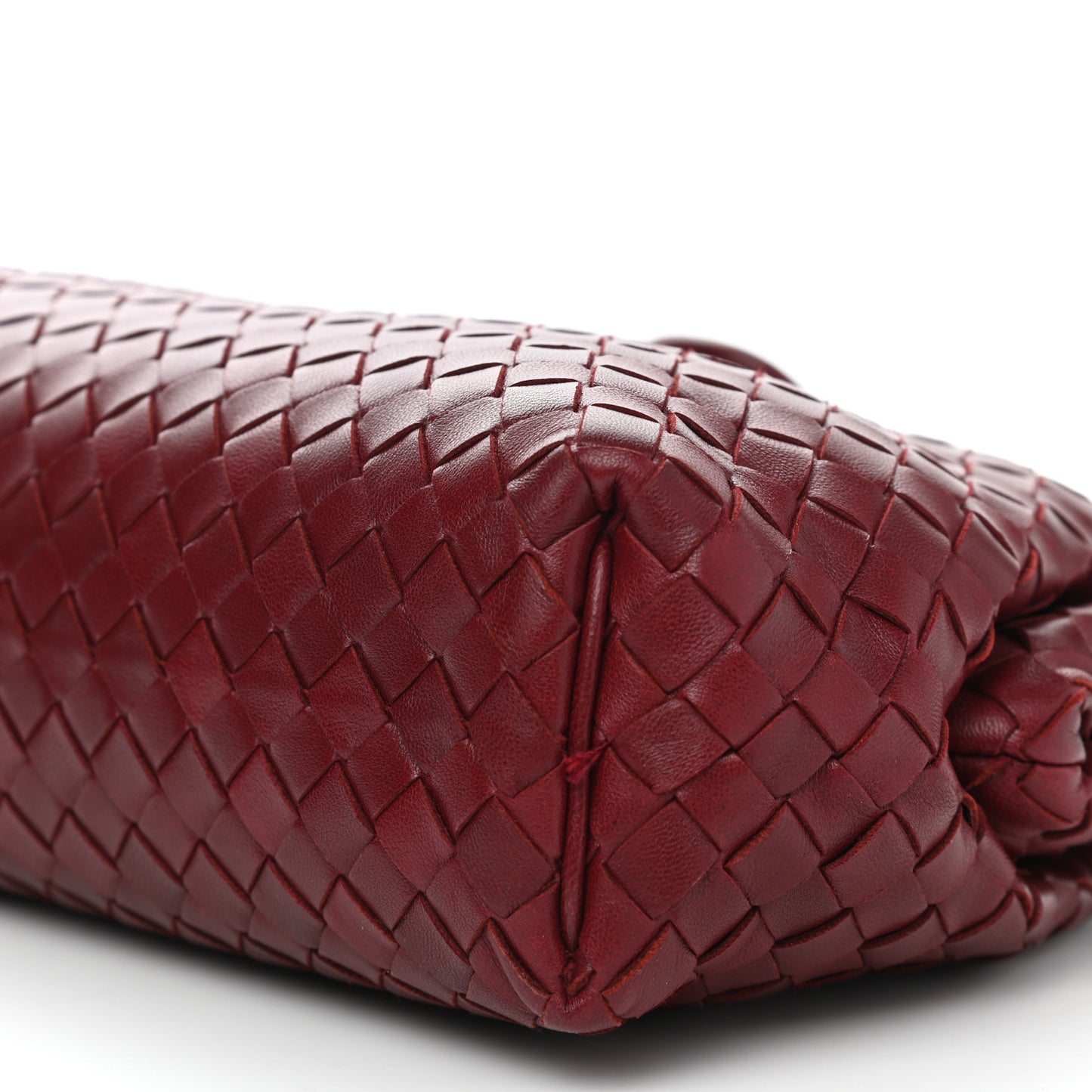 Nappa Intrecciato The Lauren 1980 Clutch Gigolo Red