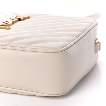 Saint Laurent Calfskin Matelasse Monogram Lou Camera Bag Washed Light Pink 9 of 9