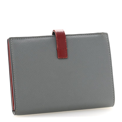 Celine Grained Calfskin Medium Multifunction Strap Wallet Blue 3 of 10