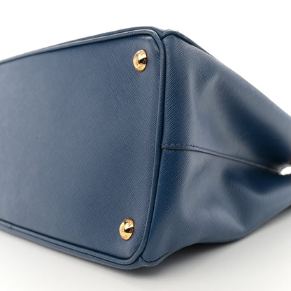 Prada Saffiano Lux Medium Tote Bluette 11 of 16