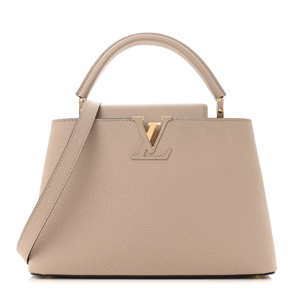 Louis Vuitton Taurillon Capucines MM Galet 1 of 11