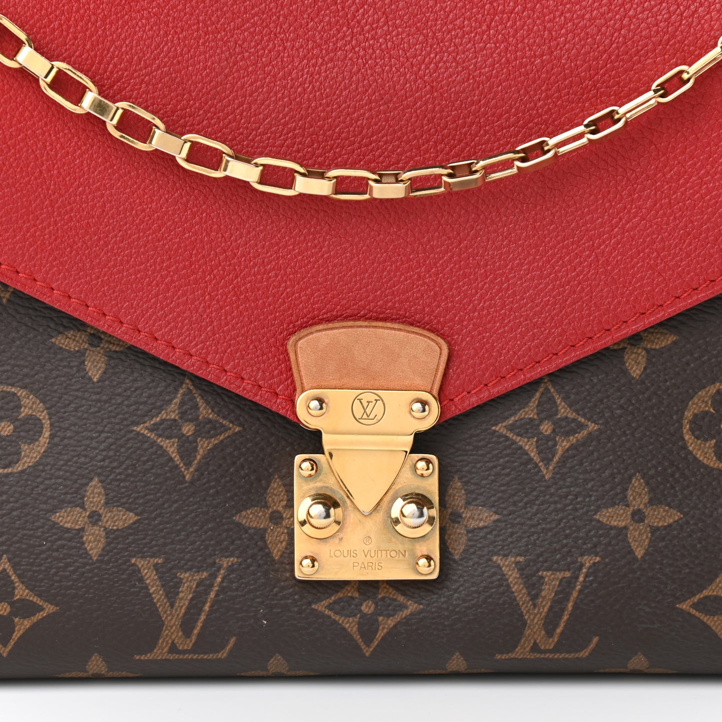 Monogram Pallas Chain Cherry